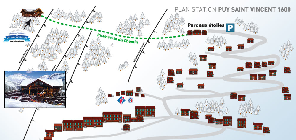 trouver le restaurant d'altitude l'etoile des neiges a puy st vincent